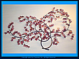 Max Howard Windy Maple Branch Metal Wall Sculpture