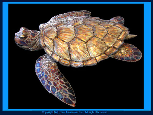 Gary Caldwell Sea Turtle Sculpture