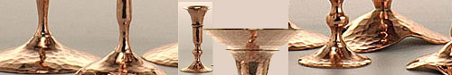 Hessel Studios Copper Candlesticks