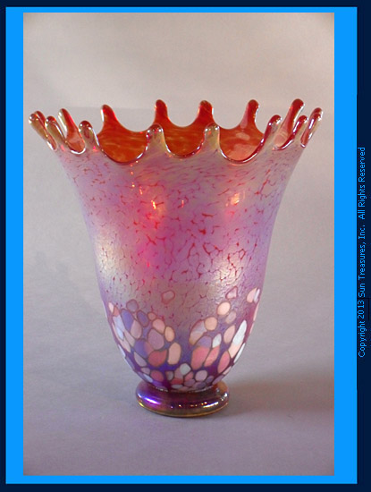 Splash Bowl Petite. Art Glass Sculpture by Joel Bloomberg