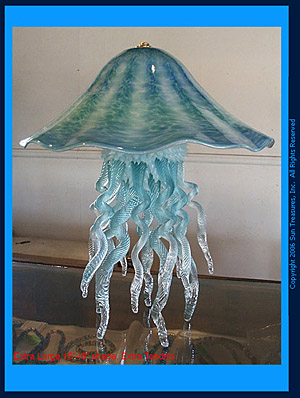 Custom Jellyfish Lamp by Joel Bloomberg