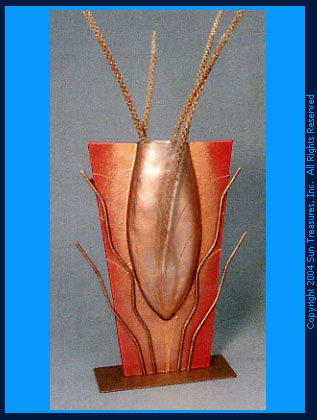 BR14 Wall Vase by Mark Hines Designs. Glass       Wall Art Sculpture