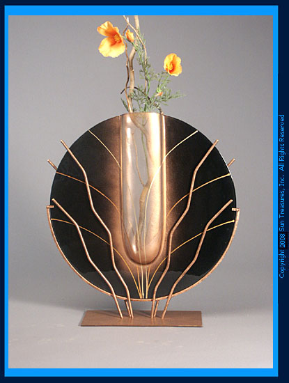 BR26 Wall Vase by Mark Hines Designs. Glass       Wall Art Sculpture