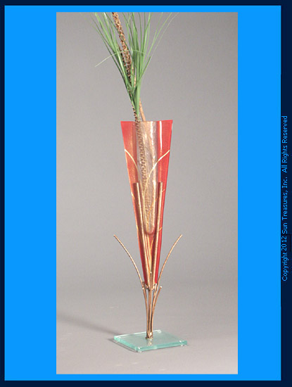FL73 Wall Vase by Mark Hines Designs. Glass       Wall Art Sculpture