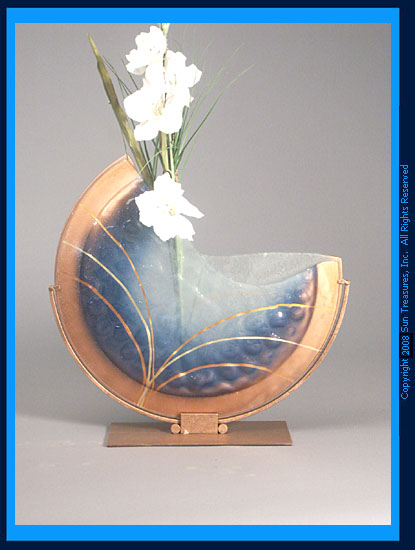 O55 Wall Vase by Mark Hines Designs. Glass       Wall Art Sculpture