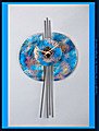 Erica Wall Clock by Mark Hines Designs. Glass       Wall Art Sculpture