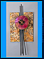 Gordon Wall Clock by Mark Hines Designs. Glass       Wall Art Sculpture