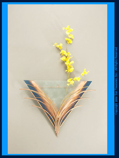 WV78 Wall Vase by Mark Hines Designs. Glass       Wall Art Sculpture