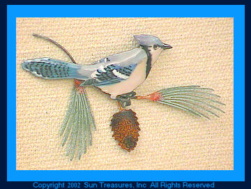 Blue Jay W4124 Sculpture from Bovano of Chesire