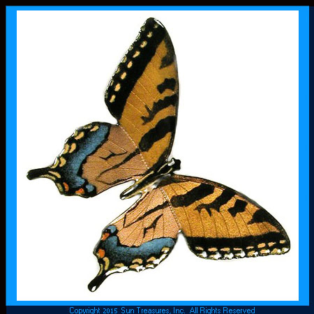 Tiger Swallowtail Butterfly. B2 Metal wall sculpture by Bovano.