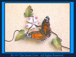 American Painted Lady Butterfly B83 Metal wall sculpture by Bovano.