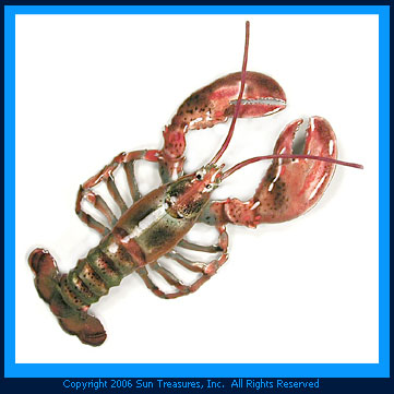 Lobster W187 Metal Wall Sculpture. Bovano of Cheshire