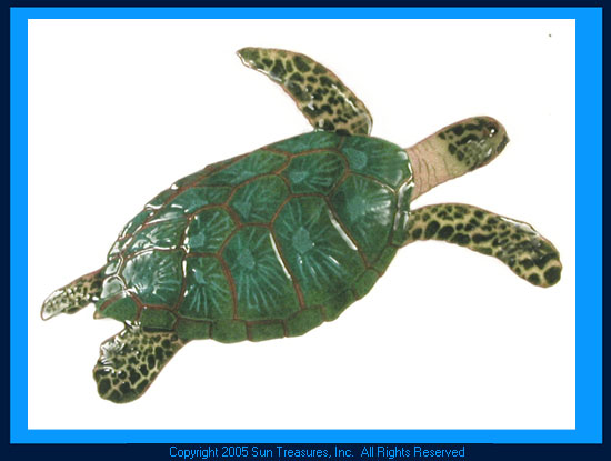 Large Sea Turtle Wall Sculpture. W628. Bovano of Cheshire