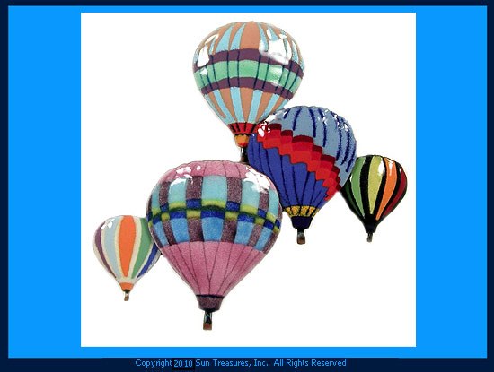 Five Balloons In Flight W680 Bovano Wall Sculpture