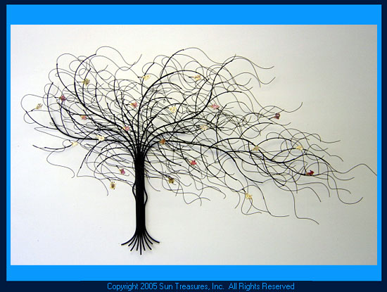 September Tree by Gurtan Designs Metal Wall Art  Sculpture