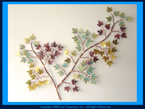 Maple Leaves by Gurtan Designs Metal Wall Art  Sculpture