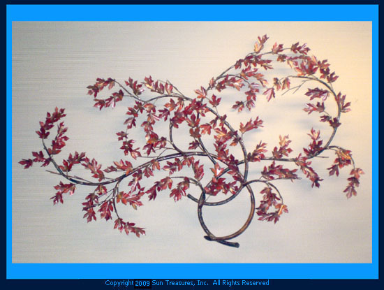 Windy Maple Branch by Max Howard Metal Wall Art  Art